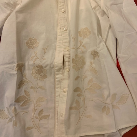 Sezane cotton shirt embroidery NWT - Picture 3 of 5